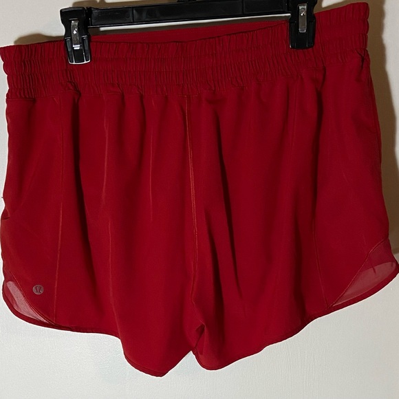 Lululemon Athletica Bold Red Athletic Shorts - Picture 4 of 6